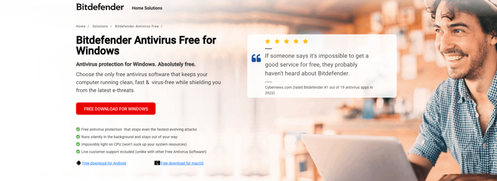 Bitdefender Free Antivirus 
